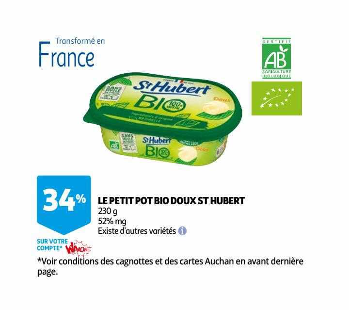 le petit pot bio doux st hubert