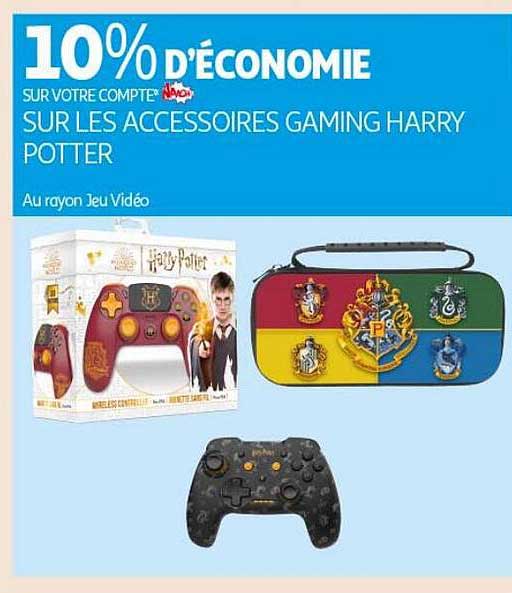 les accessoires gaming harry potter