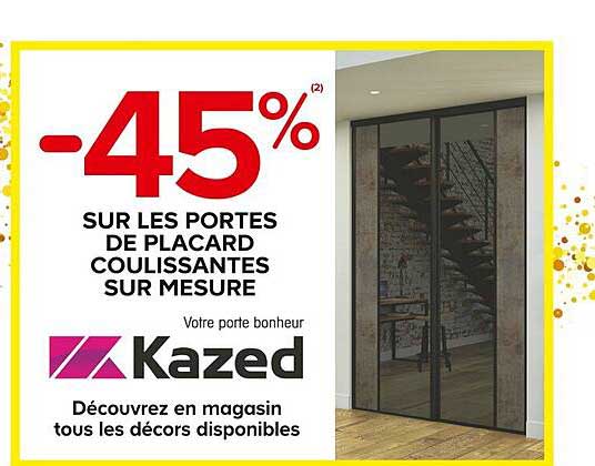 les portes de placard coulissantes sur mesure kazed