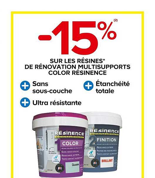 les résines de rénovation multi supports color résinence