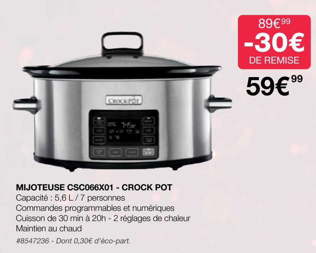 mijoteuse csc066x01 - crock pot