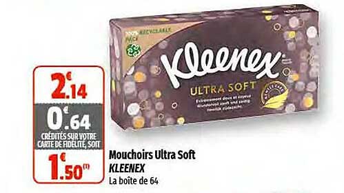 Mouchoirs Ultra Soft Kleenex