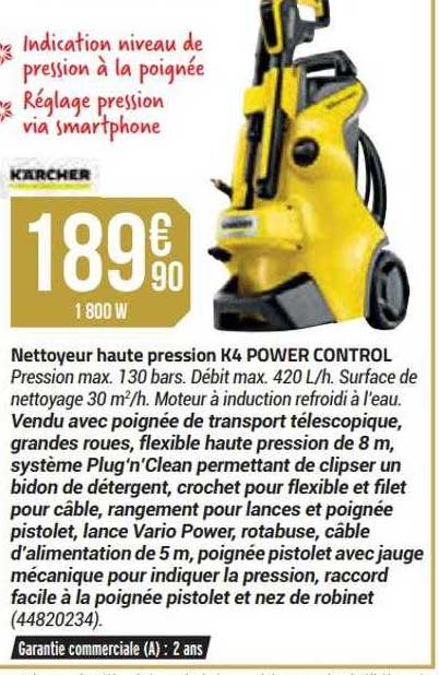 nettoyeur haute pression k4 power control kärcher