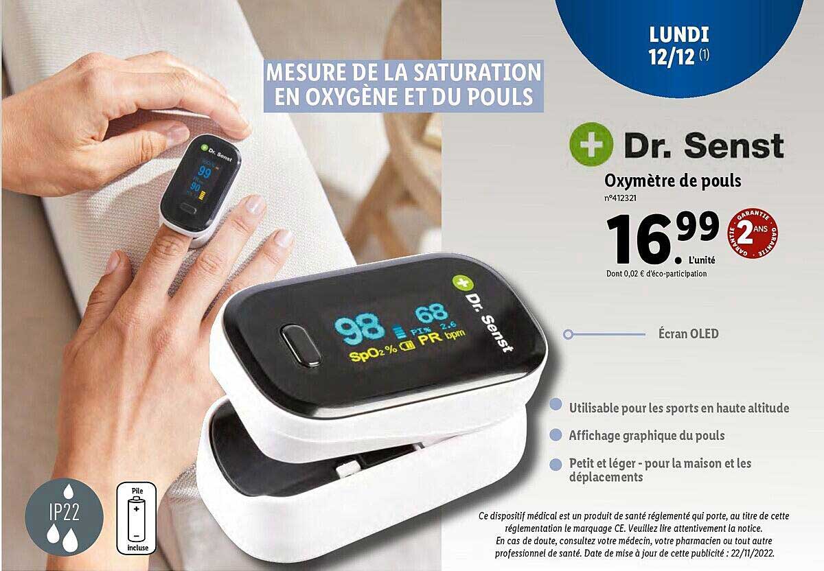 oxymètre de pouls dr. senst