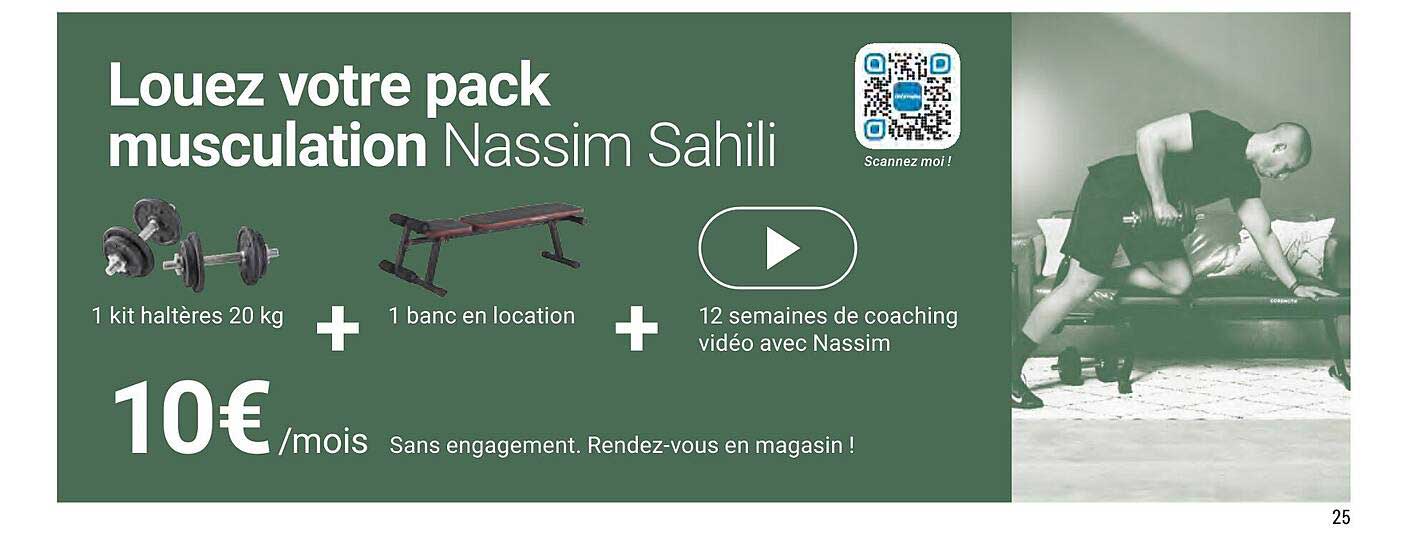 pack musculation nassim sahili