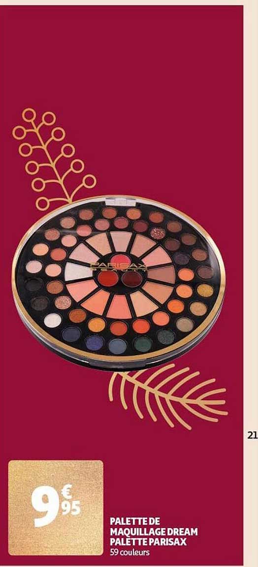 palette de maquillage dream palette parisax