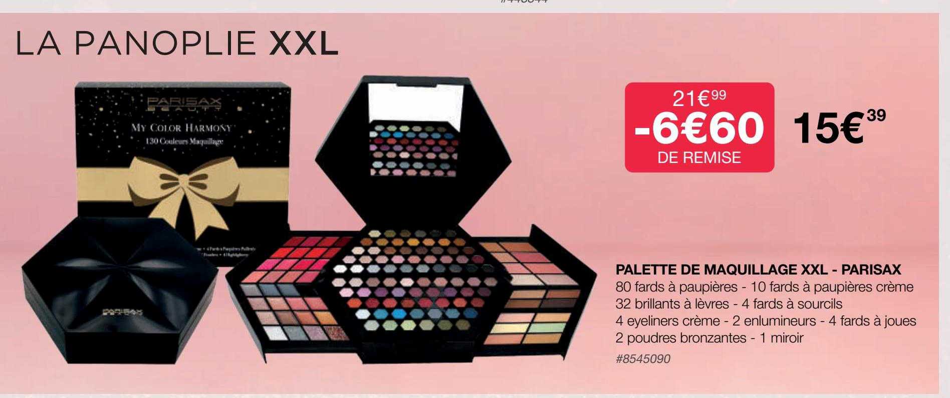 palette de maquillage xxl - parisax