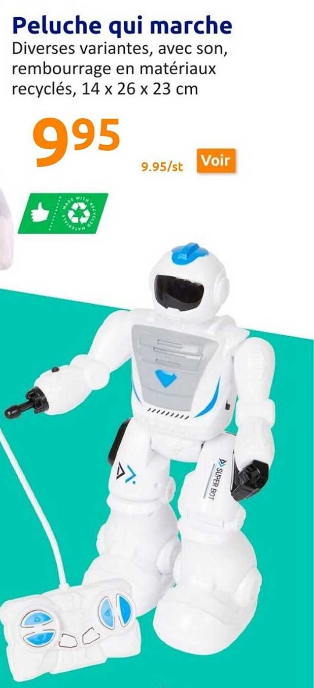 peluche qui marche