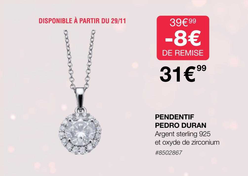 pendentif pedro duran