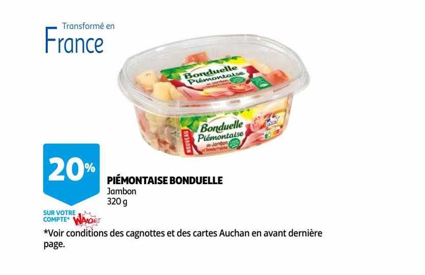 Piémontaise Bonduelle
