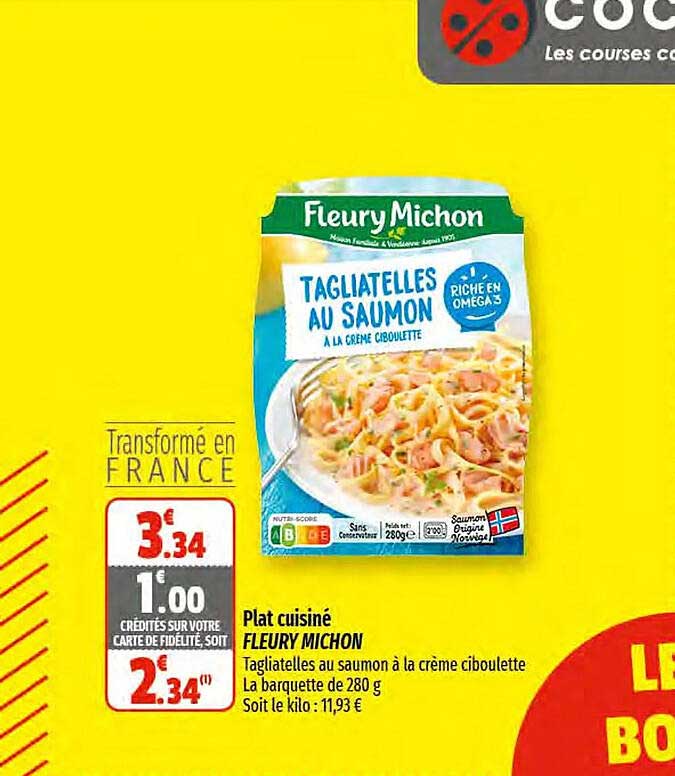 plat cuisiné fleury michon