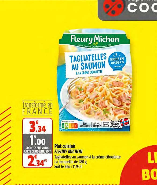 plat cuisiné fleury michon