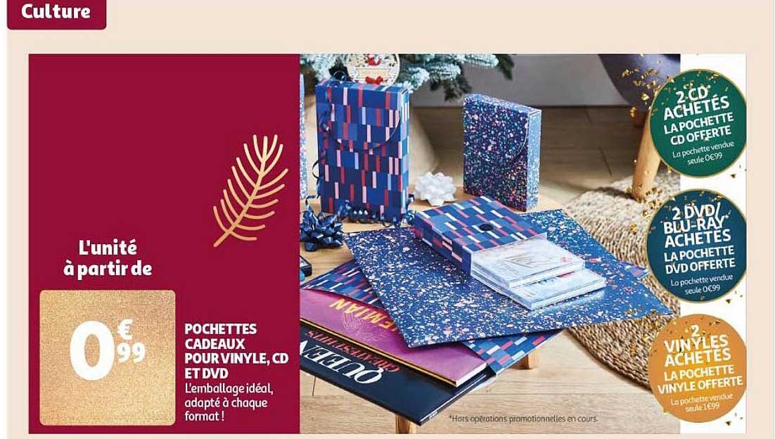 Pochettes Cadeaux Pour Vinyle, Cd Et Dvd