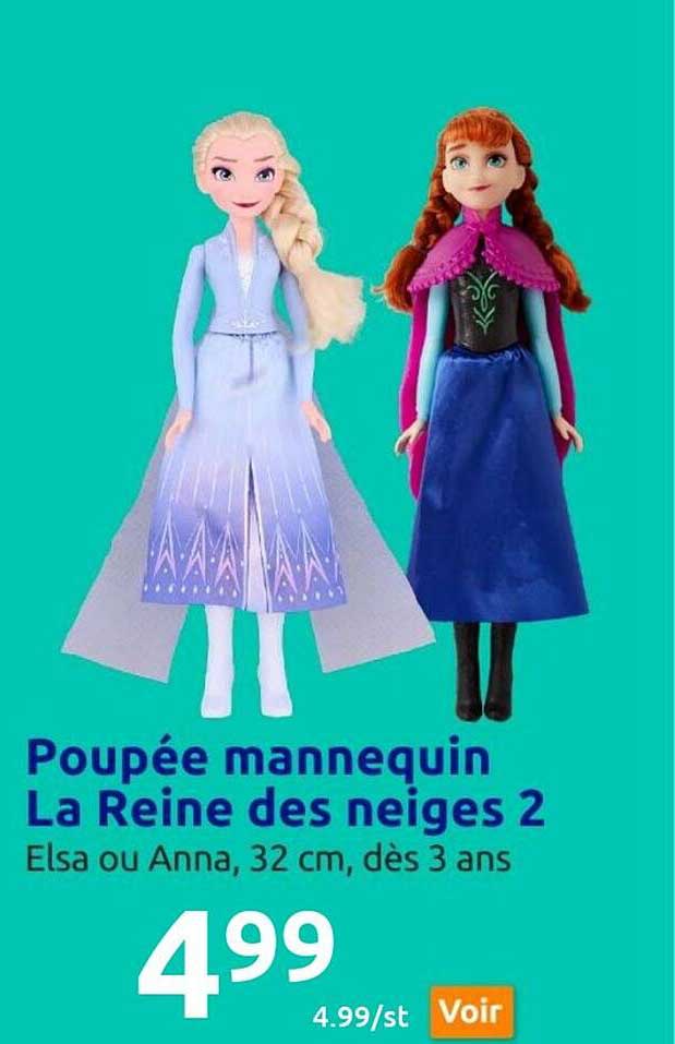poupée mannequin la reine des neiges 2