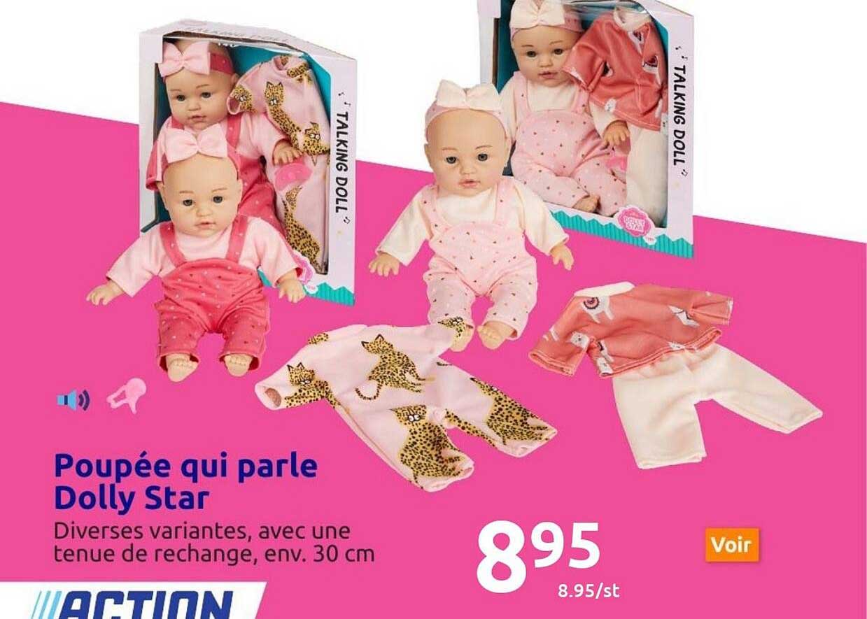 poupée qui parle dolly star