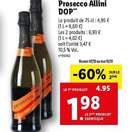 prosecco allini dop