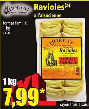 ravioles à l'alsacienne horvat