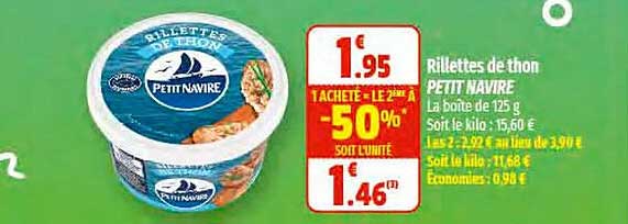 Rillettes De Thon Petit Navire