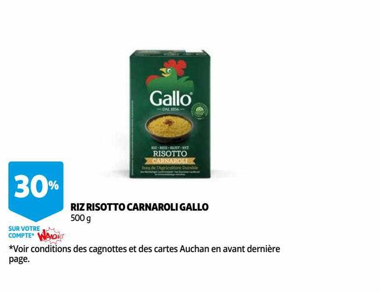 riz risotto carnaroli gallo