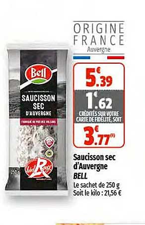 Saucisson Sec D'auvergne Bell