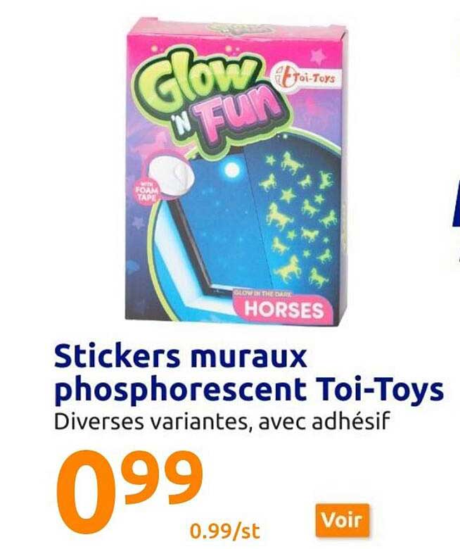 stickers muraux phosphorescent toi-toys