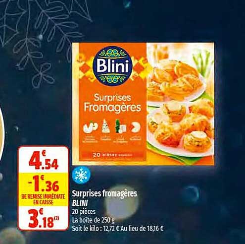 surprises fromagères blini