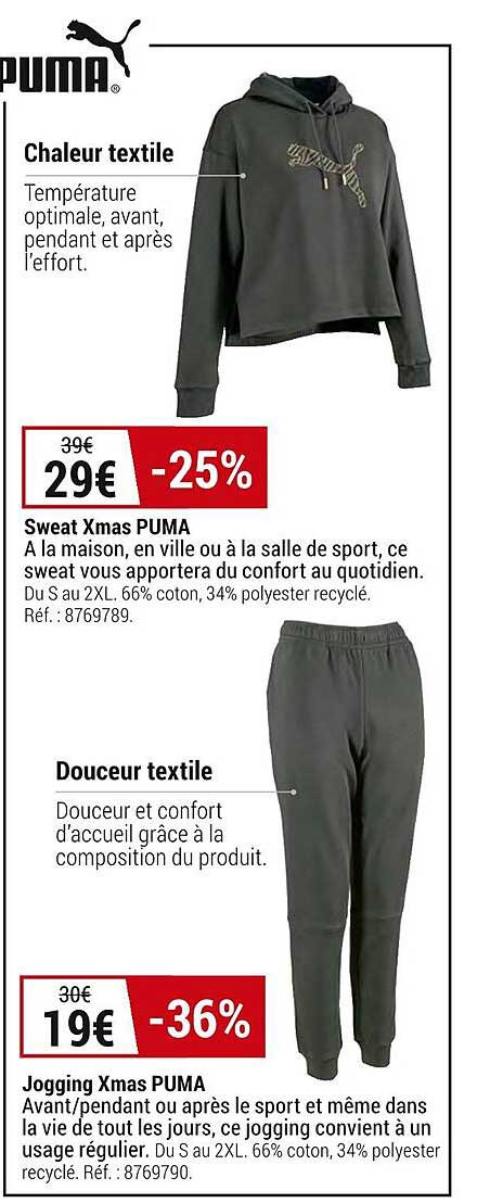 Sweat Xmas Puma, Jogging Xmas Puma