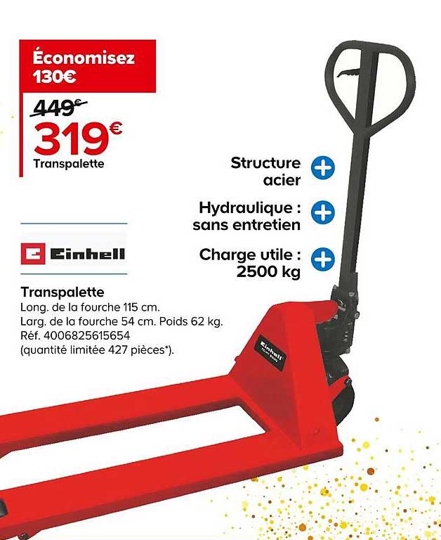 transpalette einhell