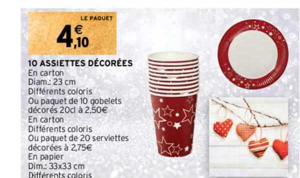 10 assiettes décorées