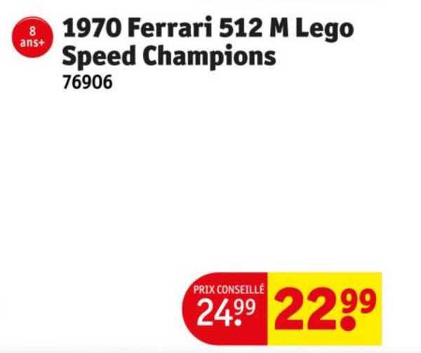 1970 ferrari 512 m lego speed champions 76906