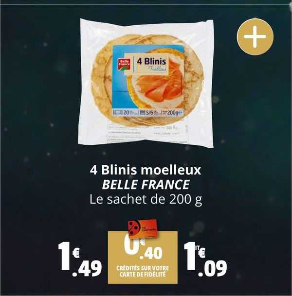 4 Blinis Moelleux Belle France