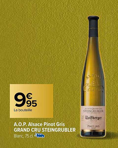 a.o.p. alsace pinot gris grand cru steingrubler