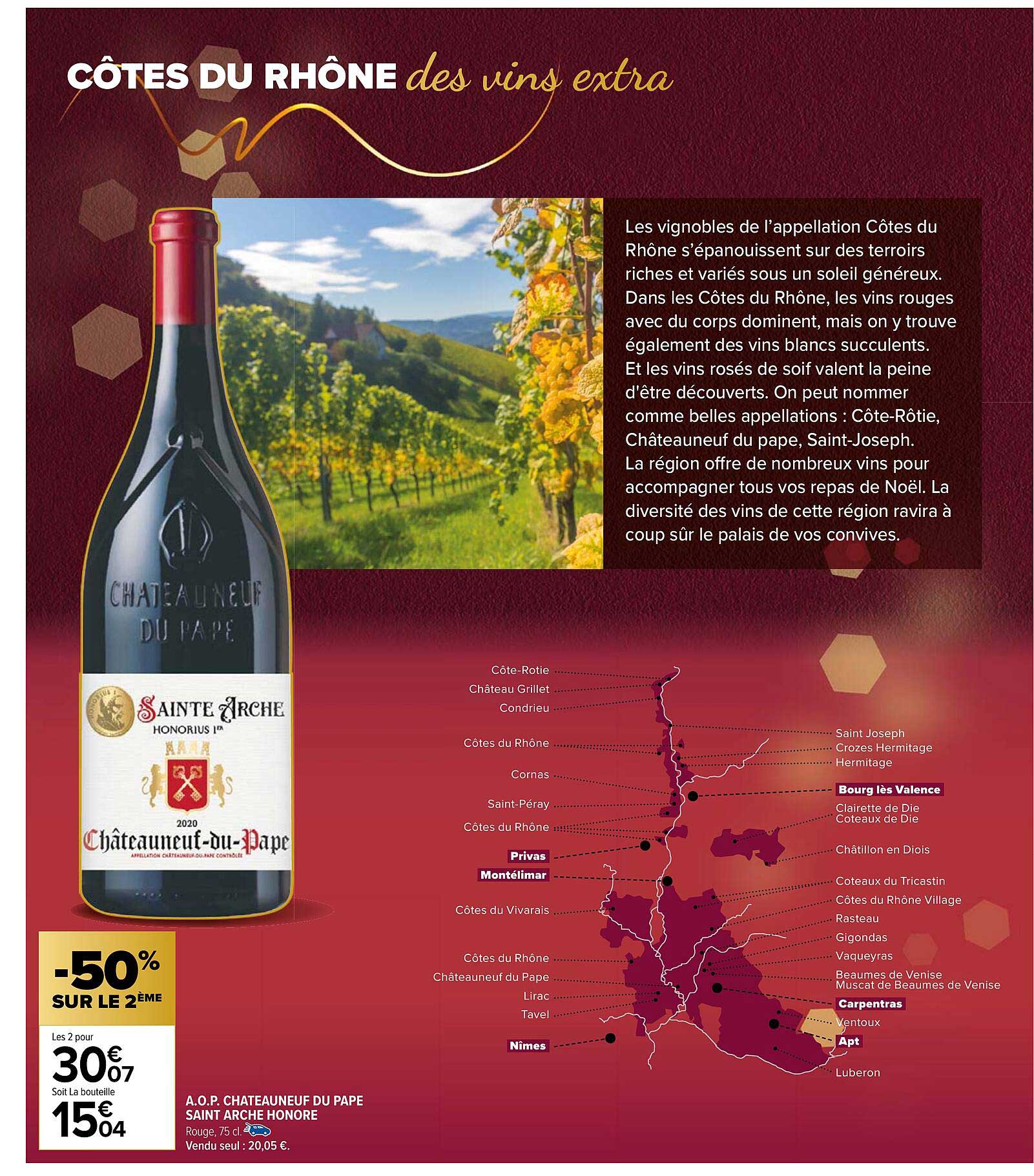 a.o.p. châteauneuf du pape saint arche honoré