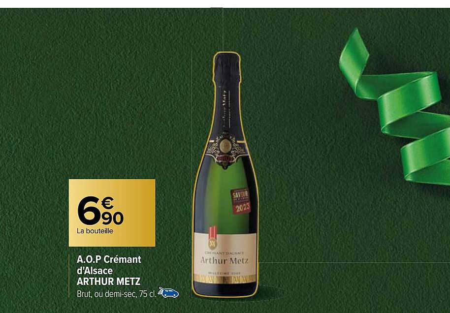 a.o.p. crémant d'alsace arthur metz