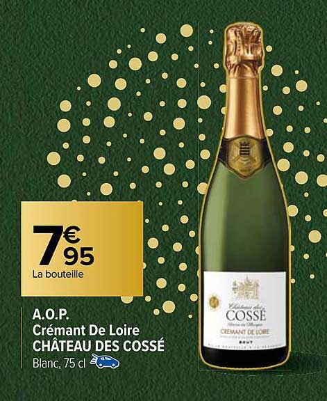 a.o.p. crémant de loire château des cossé