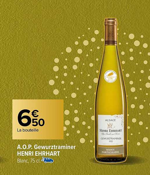 a.o.p. gewurztraminer henri ehrhart