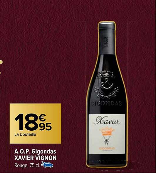 a.o.p. gigondas xavier vignon