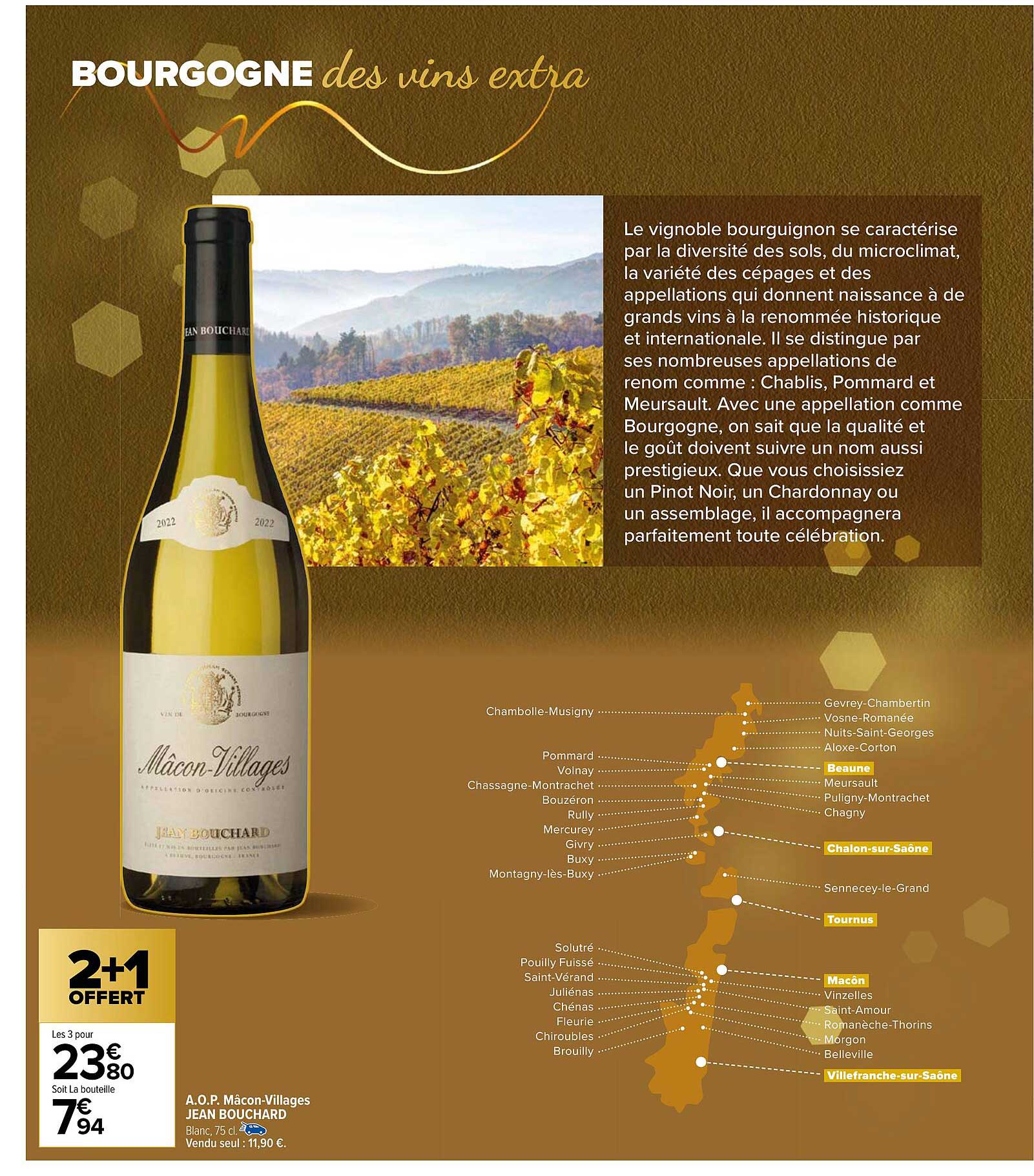 a.o.p. mâcon-Villages jean bouchard