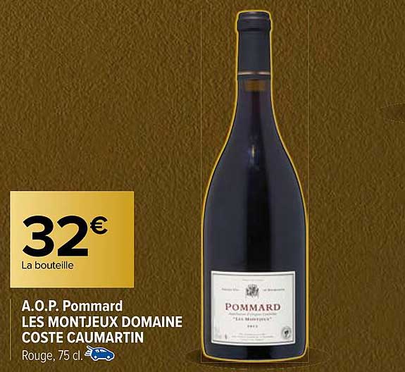 a.o.p. pommard les montjeux domaine coste caumartin