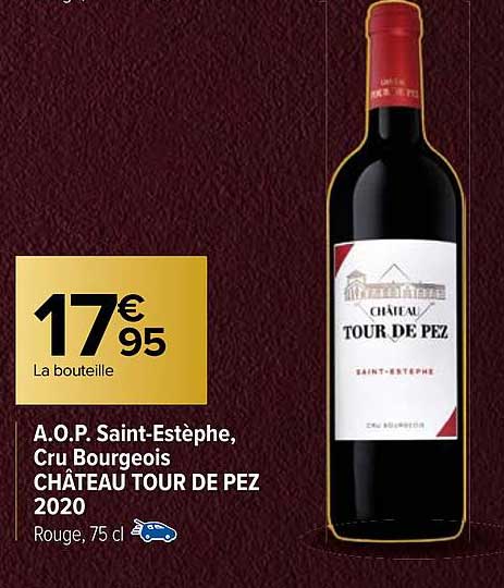 a.o.p. saint-estèphe, cru bourgeois château tor de pez 2020