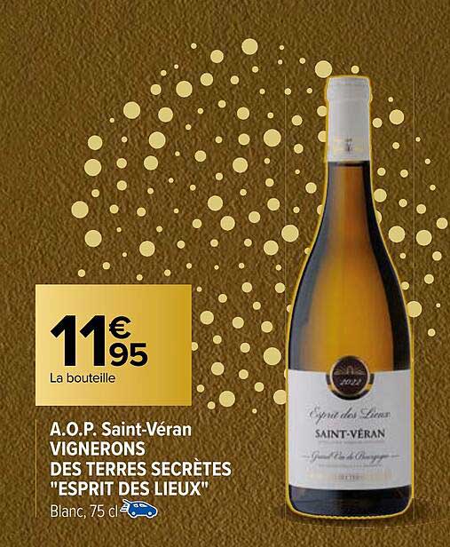 a.o.p. saint-véran vignerons des terres secrètes "esprit des lieux"