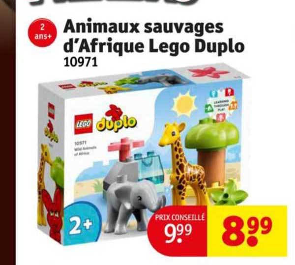 animaux sauvages d'afrique lego duplo
