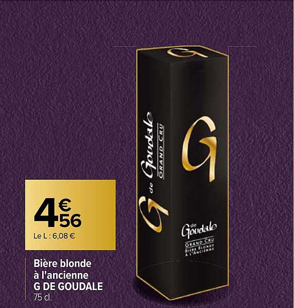 Bière Blonde à L'ancienne G De Goudale