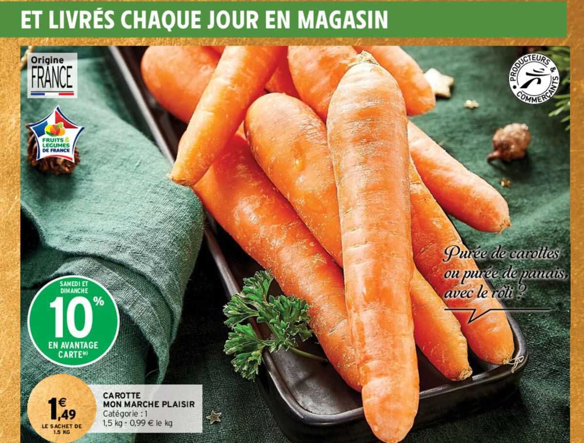 carotte mon marché plaisir