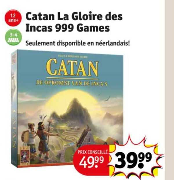 catan la gloire des incas 999 games