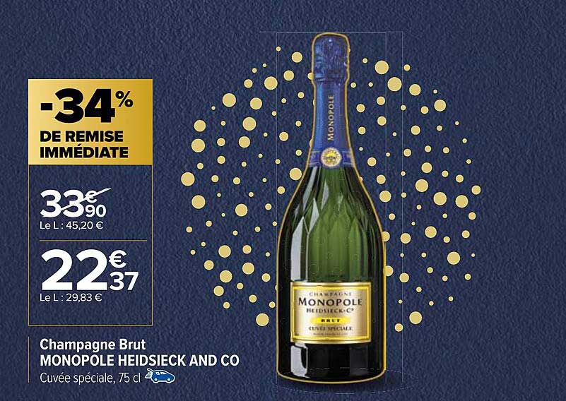 champagne brut monopole heidsieck and co