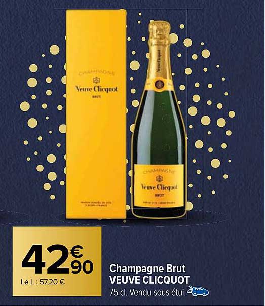champagne brut veuve clicquot