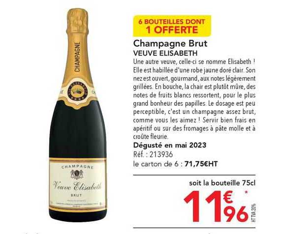 champagne brut veuve elisabeth