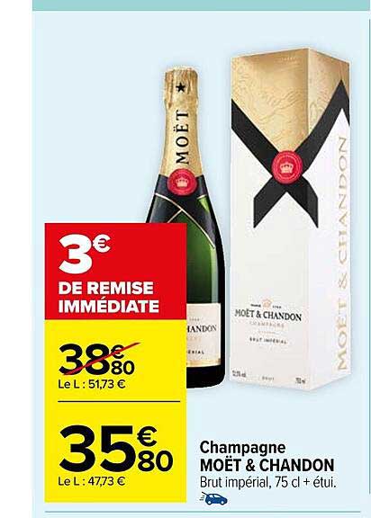 champagne moët & chandon