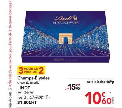 champs-élysées lindt